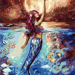 Water Angel - DIY Painting By Numbers Kit