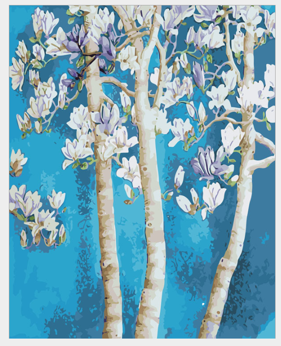 Floral Painting - DIY Painting By Numbers Kit