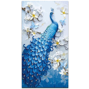 Peacock Elegance - DIY Painting By Numbers Kit