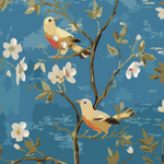 Yellow Birds On A Branch- DIY Painting By Numbers Kit