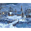 Snow Town - DIY Painting By Numbers Kits