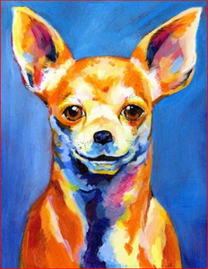 Smiling Dog - DIY Painting By Numbers Kit