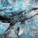 Whale in Ocean - DIY Painting By Numbers Kit