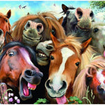 Selfie Horses - DIY Painting By Numbers Kit