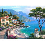 Town by the Seashore - DIY Painting By Numbers Kits