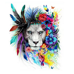 Lion Art - DIY Painting By Numbers Kit