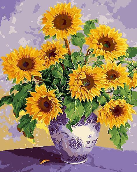 Sunflower Yellow - DIY Painting By Numbers Kit