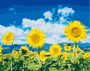 Sunflower Garden - DIY Painting By Numbers Kit