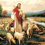 Jesus The Shepherd - DIY Painting By Numbers Kit