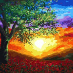 Sunset Painting - DIY Painting By Numbers Kit