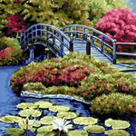 Garden Bridge - DIY Painting By Numbers Kit