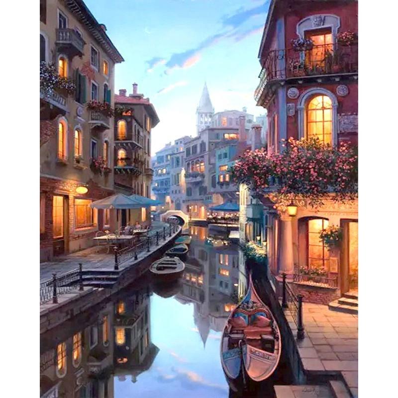 Venice's Evening - DIY Painting By Numbers Kits