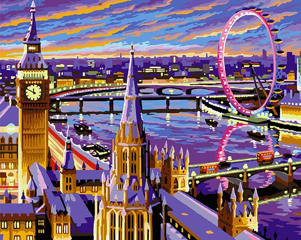 London Painting - DIY Painting By Numbers Kit