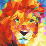 Lion Colors - DIY Painting By Numbers Kit