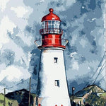 The Lighthouse - DIY Painting By Numbers Kit