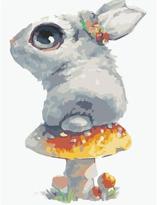 Big Eyed Bunny - DIY Painting By Numbers Kit