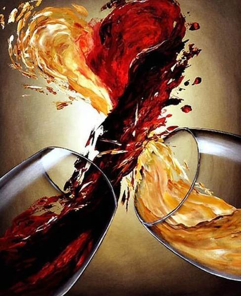 Wine Love - DIY Painting By Numbers Kit