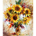 Sunflower Painting - DIY Painting By Numbers Kit