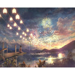 Fireworks At Night - DIY Painting By Numbers Kit