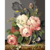 White & Pink Roses - DIY Painting By Numbers Kit