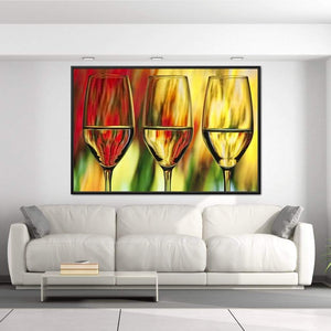 Multicolor Wine Glass