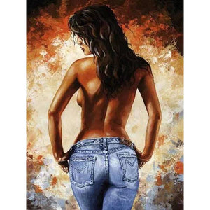 Topless Woman - DIY Painting By Numbers Kits