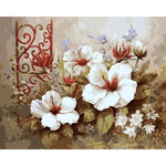 Acrylic Flowers Paintings - DIY Painting By Numbers Kit