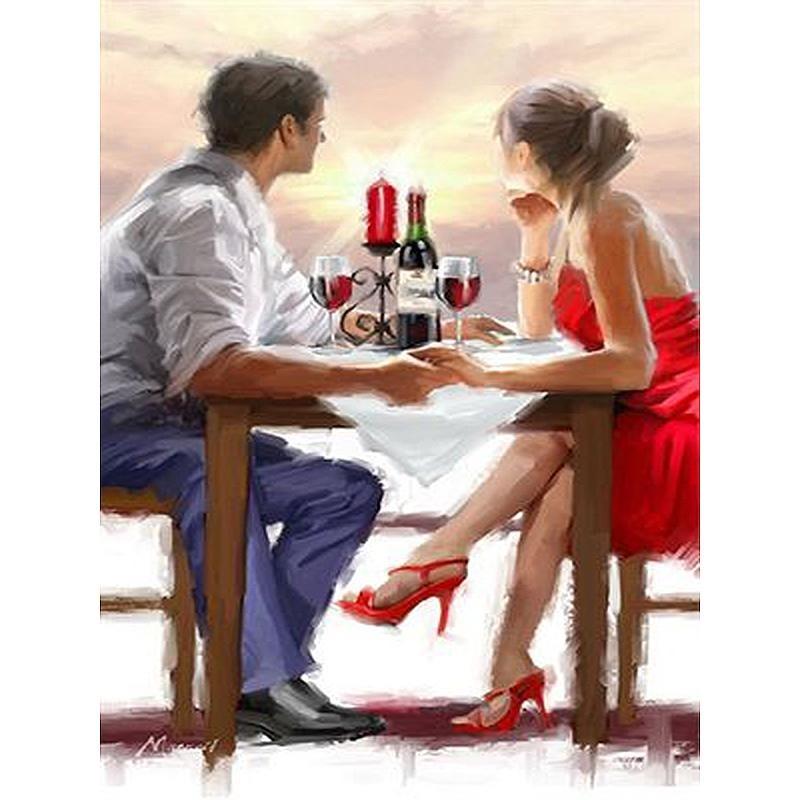 Date Night - DIY Painting By Numbers Kits