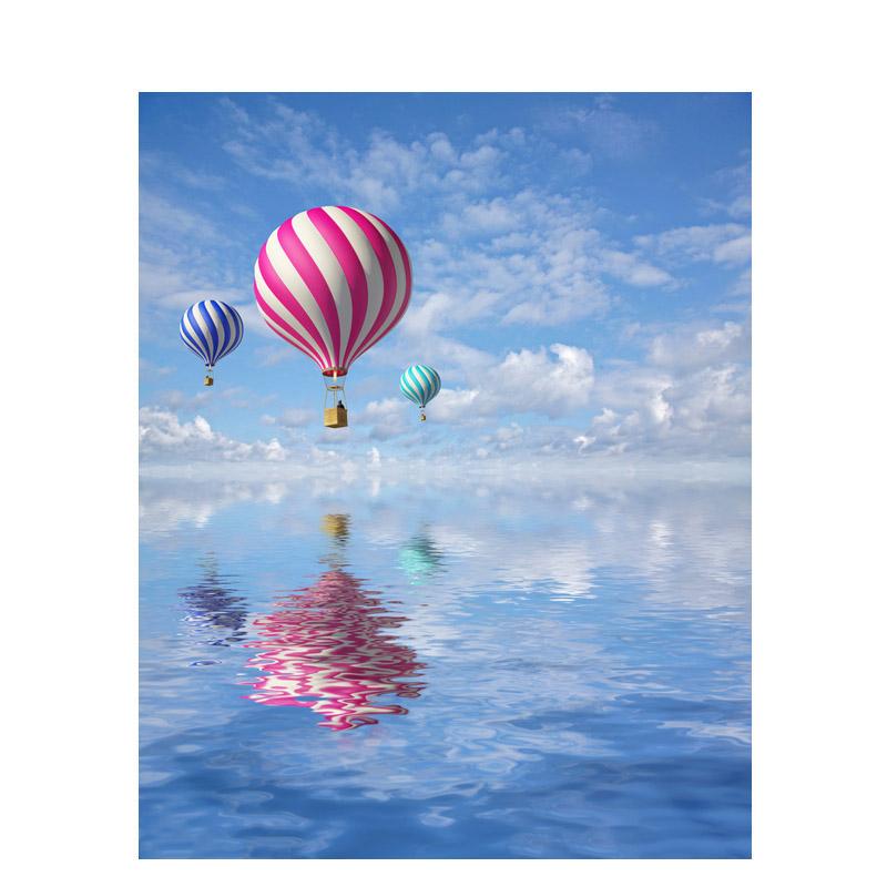 Air Balloons On Water - DIY Painting By Numbers Kit