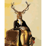 Deer Gentleman - DIY Painting By Numbers Kit