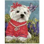 Cute Dog Staring - DIY Painting By Numbers Kits