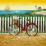 Cute Bicycle - DIY Painting By Numbers Kit