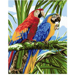 Parrot Couple - DIY Painting By Numbers Kits