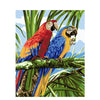 Tropical Parrots - DIY Painting By Numbers Kit