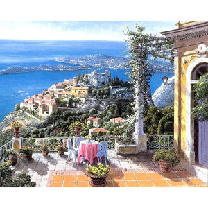 Mediterranean Villas - DIY Painting By Numbers Kit