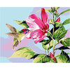 Humming Bird On Flower - DIY Painting By Numbers Kit