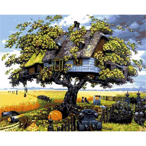 Tree House - DIY Painting By Numbers Kits