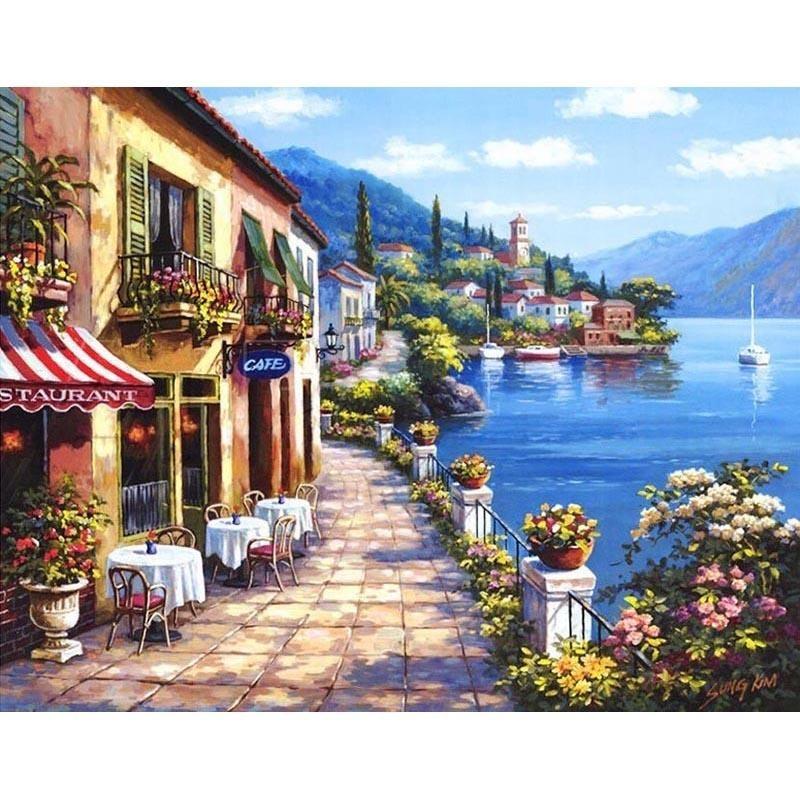 Calm Town - DIY Painting By Numbers Kits