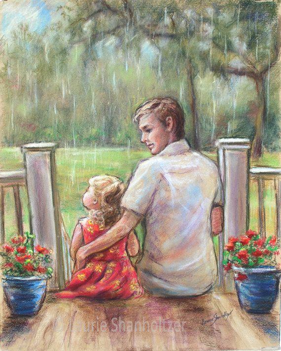 Father And Daughter - DIY Painting By Numbers Kit