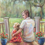 Father And Daughter - DIY Painting By Numbers Kit