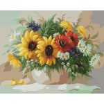 Flowers Of Various Kind - DIY Painting By Numbers Kit