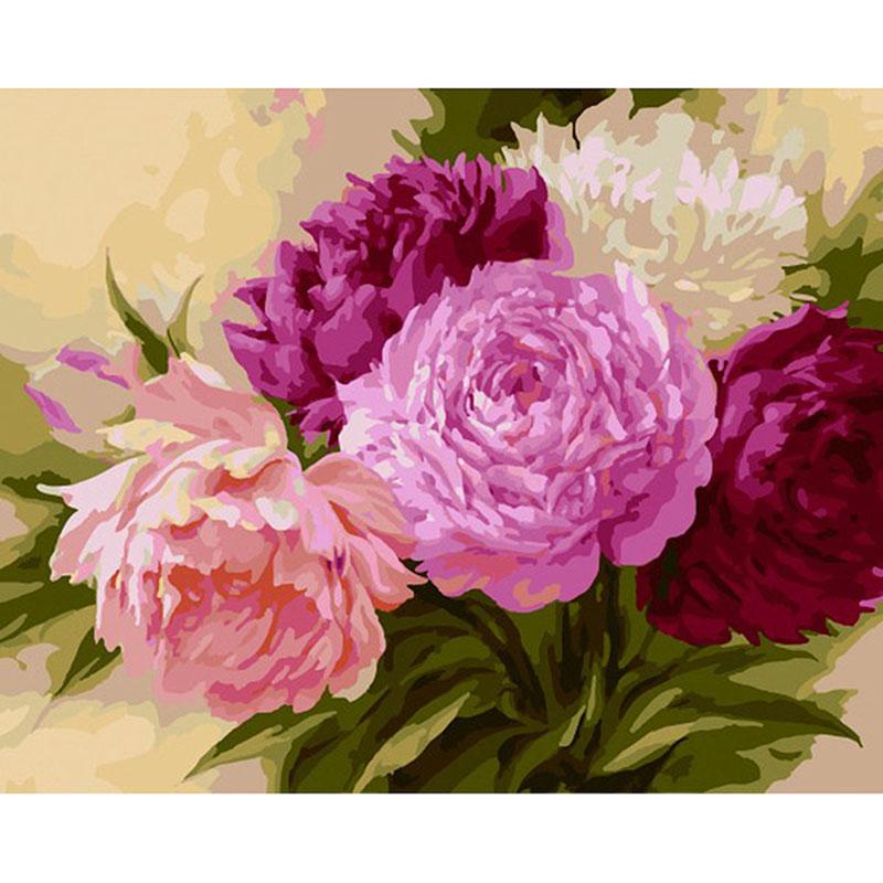 Flowers Still Life - DIY Painting By Numbers Kit