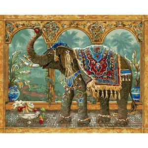 Indian Elephant - DIY Painting By Numbers Kits