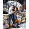 A Couple In The Rain - DIY Painting By Numbers Kit
