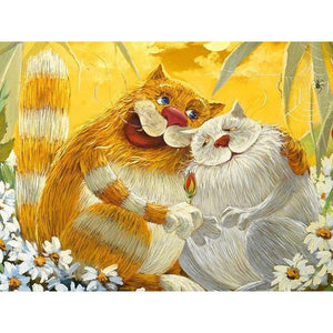 Cats In Love - DIY Painting By Numbers Kit