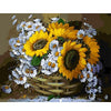 Flowers in a Basket - DIY Painting By Numbers Kits