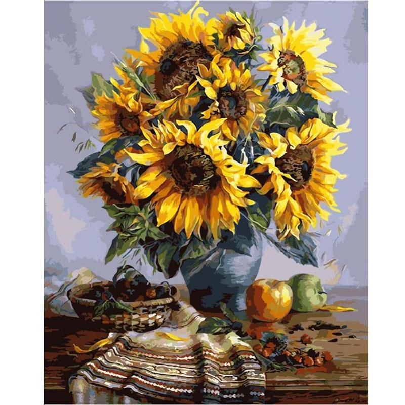 Sunflowers - DIY Painting By Numbers Kits