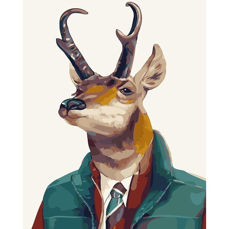 Deer Man - DIY Painting By Numbers Kits