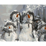 Snowmen - DIY Painting By Numbers Kits