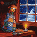 Snowmen Neighbors - DIY Painting By Numbers Kit